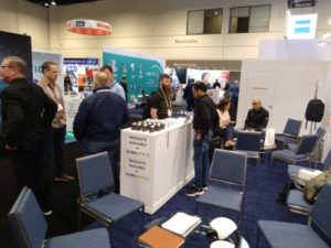 Lensco booth after meeting over.